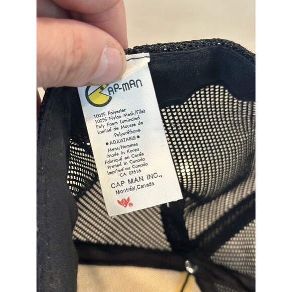 *Vtg Soft Patch Fish Logo Snapback Trucker Hat Canada Buck’s Trophy Club - Picture 7 of 7